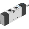 Festo Pneumatic Solenoid Valve 5/2 Electric G 3/8 in Die Cast Aluminium VUVS-L30-M52-MD-G38-F8