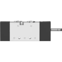 Festo Pneumatic Solenoid Valve 5/2 Electric G 3/8 in Die Cast Aluminium VUVS-L30-M52-MD-G38-F8