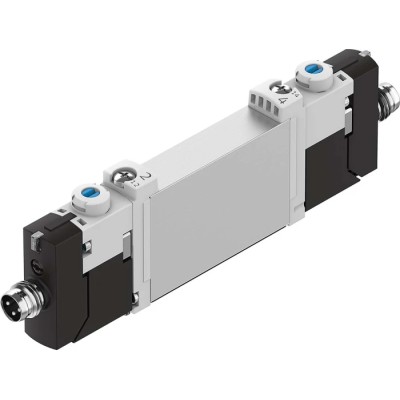 Festo 3/2 NC Solenoid Valve 24V DC 1W Aluminium Alloy Manifold Mount VUVG-B10-T32C-MZT-F-1R8L