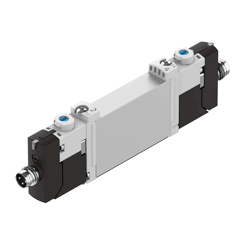 Festo 3/2 NC Solenoid Valve 24V DC 1W Aluminium Alloy Manifold Mount VUVG-B10-T32C-MZT-F-1R8L