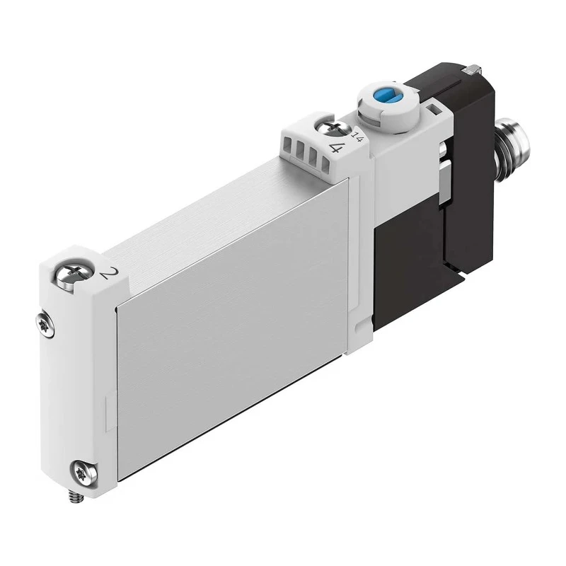 Festo 3/2 NC Solenoid Valve 24V DC 1W Aluminium Alloy Manifold Mount VUVG-B10-T32C-MZT-F-1R8L