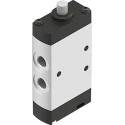 Festo Plunger Pneumatic Manual Control Valve VMEF Series G 1/8 5/2 Valve Function 10 bar Max Pressure VMEF-S-M52-E-G18