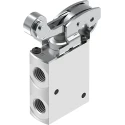 Festo Roller Lever Pneumatic Manual Control Valve Aluminium Alloy Body 3/2 Valve Function G 1/4 Port Size VMEF-RT-M32-M-G14