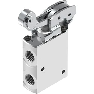 Festo Roller Lever Pneumatic Manual Control Valve Aluminium Alloy Body 3/2 Valve Function G 1/4 Port Size VMEF-RT-M32-M-G14