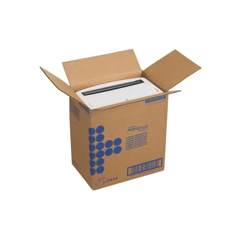 Aquarius Stainless Steel White Wall Mount Paper Towel Dispenser, 198mm Width x 318mm Depth x 191mm Height 6953
