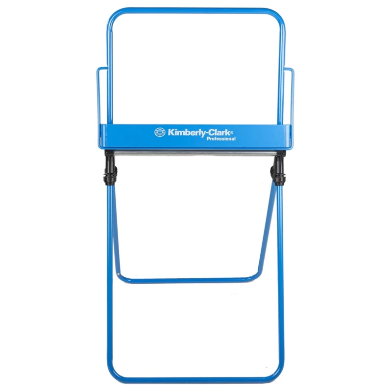 Kimberly Clark Stainless Steel Blue Free Stand Floor Standing Paper Towel Dispenser 550mm Depth 960mm Height 6154