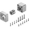 Festo Mounting Equipment for Thermocouple or PRT Probe IP40, Robust Friction-Lock Mounting, Transferable EAMM-A-D60-80P
