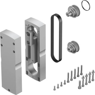 Festo Mounting Equipment for Electric Drives IP40 Rated 5000r/min Torque 9.5Nm Model EAMM-U-86-S48-87A-177