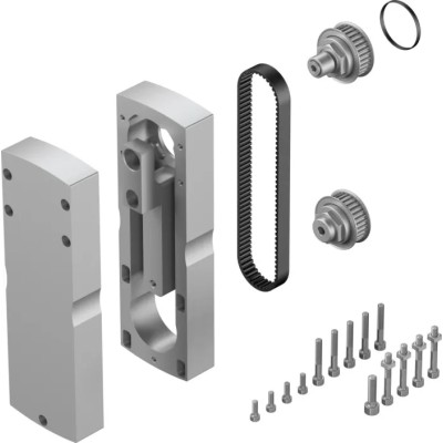Festo Mounting Equipment for Electric Drives IP40 Rated 5000r/min Torque 9.5Nm Model EAMM-U-86-S48-87A-177