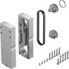 Festo Mounting Equipment for Electric Drives IP40 Rated 5000r/min Torque 9.5Nm Model EAMM-U-86-S48-87A-177