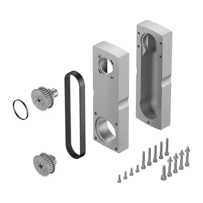 Festo Mounting Equipment for Electric Drives IP40 Rated 5000r/min Torque 9.5Nm Model EAMM-U-86-S48-87A-177