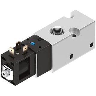 Festo Pneumatic Solenoid Valve 3/2 Solenoid G VUVS Series 24V DC, 3 Ports, 8 bar Operating VUVS-LK30-M32C-AD-G38-1B2-S