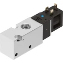 Festo Pneumatic Solenoid Valve 3/2 Solenoid G VUVS Series 24V DC, 3 Ports, 8 bar Operating VUVS-LK30-M32C-AD-G38-1B2-S