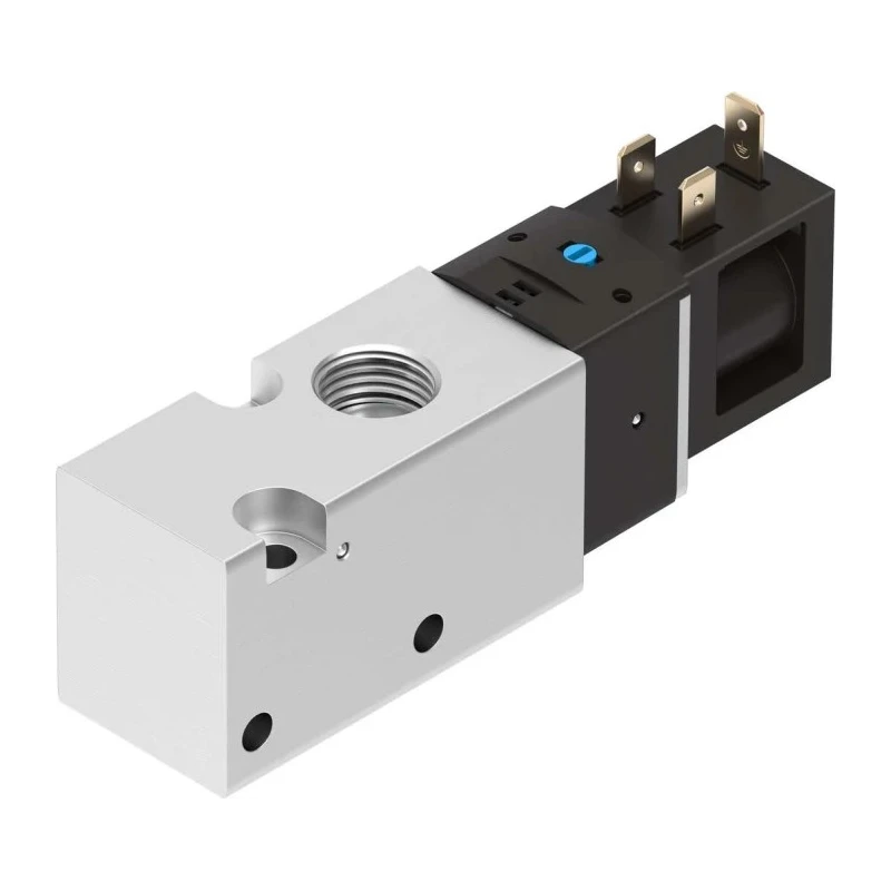 Festo Pneumatic Solenoid Valve 3/2 Solenoid G VUVS Series 24V DC, 3 Ports, 8 bar Operating VUVS-LK30-M32C-AD-G38-1B2-S