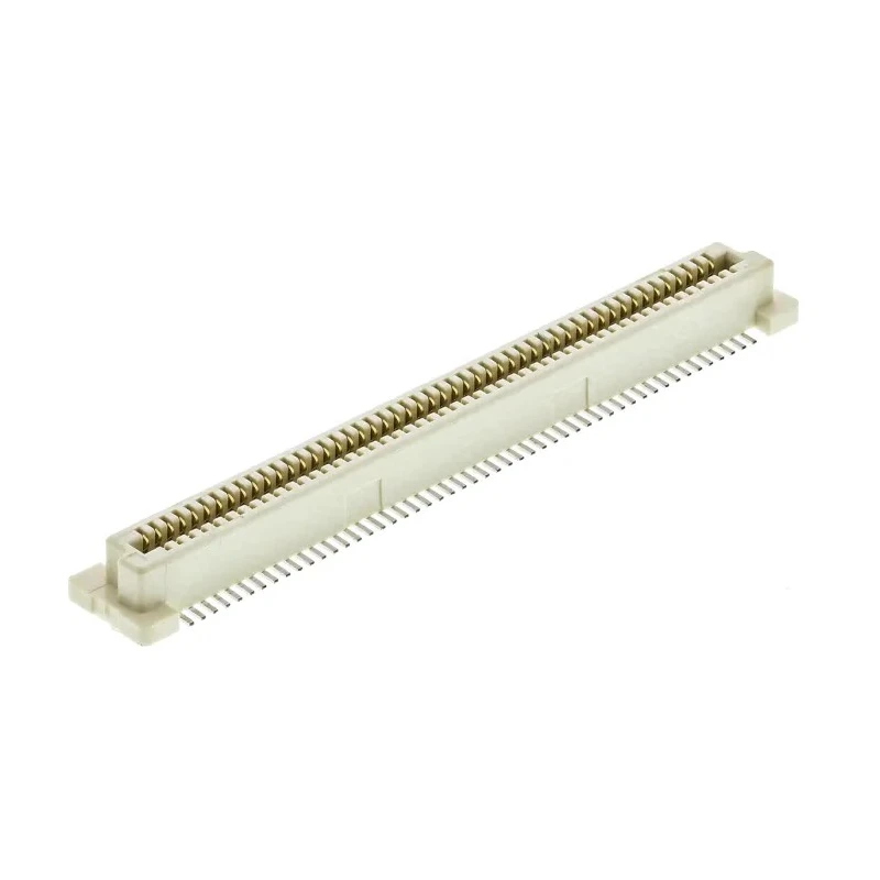 Amphenol FCI BergStak Series Straight Surface PCB Socket 100-Contact 2 Row 0.8 mm Pitch Solder 61082-101400LF