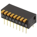 Omron Piano Rotary Coded DIP Switch Through Hole A6DR-8100