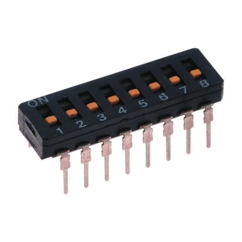 Omron Rotary Coded DIP Switch, Slide Actuator, Through Hole Mount, China A6T-6104