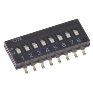 Omron Slide Rotary Coded DIP Switch Surface Mount A6H-8102