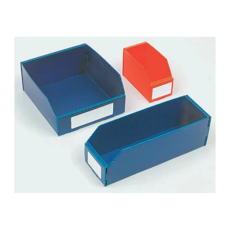 RS PRO Polypropylene Storage Bin 300 mm x 100 mm x 100 mm Red 617-3283