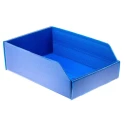 RS PRO Polypropylene Storage Bin 300 mm x 200 mm x 100 mm Blue 617-3205