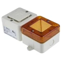 e2s SONFL1X Series Amber Sounder-Beacon Combination IP66 230V AC 100 dB Electronic SONFL1XAC230W/A