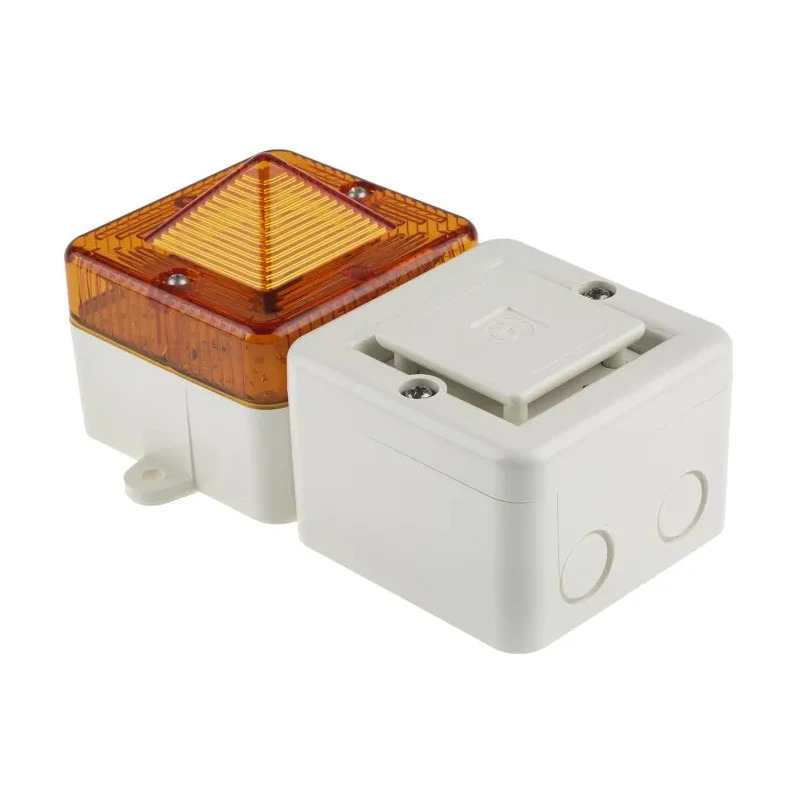 e2s SONFL1X Series Amber Sounder-Beacon Combination IP66 230V AC 100 dB Electronic SONFL1XAC230W/A