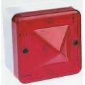 e2s L101X Series Red Beacon 12V AC/DC Flashing Surface Mount Xenon Bulb IP66 