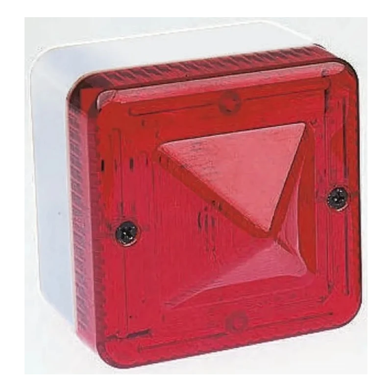 e2s L101X Series Red Beacon 12V AC/DC Flashing Surface Mount Xenon Bulb IP66 