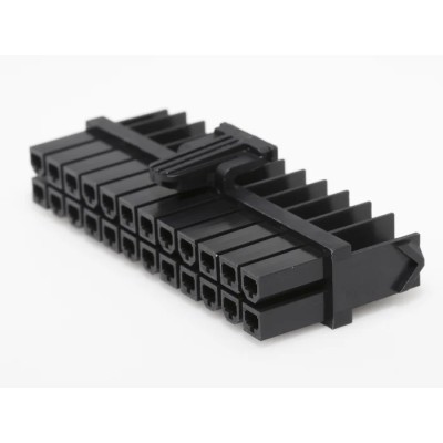 Molex Mini-Fit Male Connector Housing 4.2 mm Pitch 24 Way 2 Row Straight 172708-0024