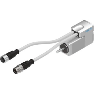 Festo EMMS-ST Series Hybrid Stepper Motor 48V, 0.09Nm Holding Torque, 1.8° Step Angle, 5 mm Shaft Diameter EMMS-ST-28-L-SE