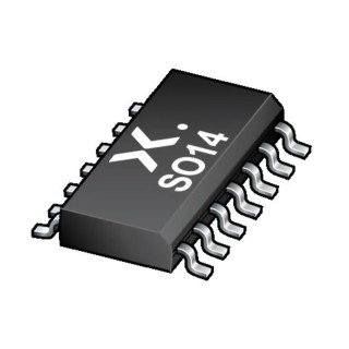 Nexperia Schmitt Trigger Input Inverter 6 Elements, 14-Pin SO-8 Package, 2V to 5.5V Supply Voltage 74AHC14D,118