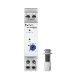 Theben Timer Light Switch LUNA 108 plus EL 230V AC