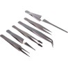 RS PRO Stainless Steel ESD Safe Tweezer Set 6 Pieces with PVC Pouch 618-8386