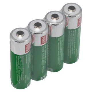 RS PRO Rechargeable AA Nickel Metal Hydride Battery 2.6 Ah 1.2 V Pack of 4 617-0773