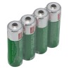 RS PRO Rechargeable AA Nickel Metal Hydride Battery 2.6 Ah 1.2 V Pack of 4 617-0773