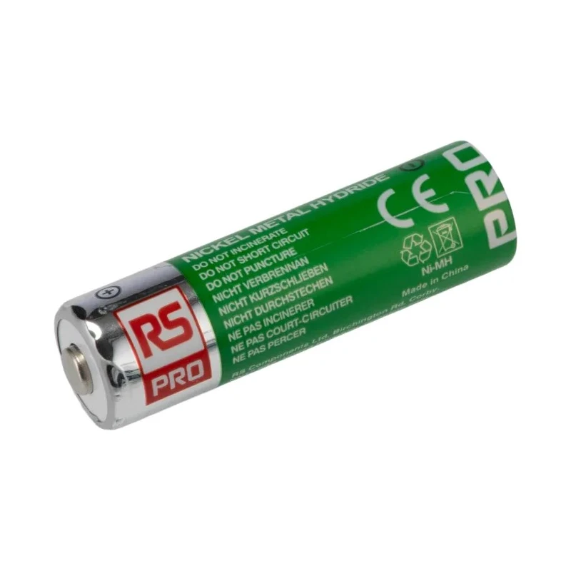 RS PRO Rechargeable AA Nickel Metal Hydride Battery 2.6 Ah 1.2 V Pack of 4 617-0773
