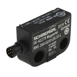 Schmersal BNS260 Series Magnetic Safety Switch Plastic Housing 75V DC 1 NO/1 NC M8 BNS260