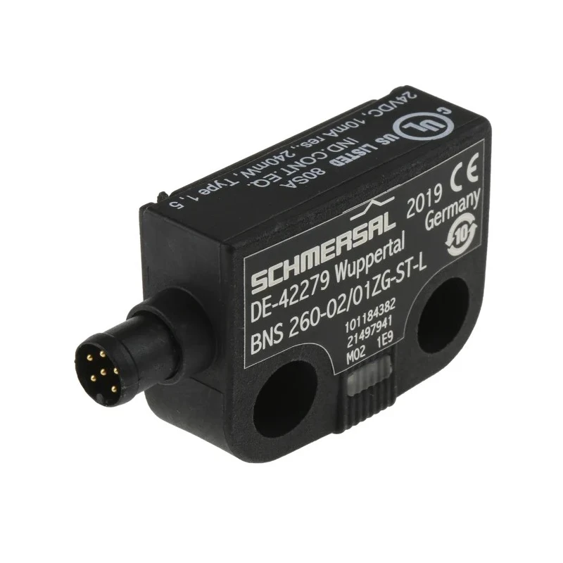 Schmersal BNS260 Series Magnetic Safety Switch Plastic Housing 75V DC 1 NO/1 NC M8 BNS260