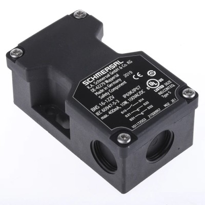 Schmersal Magnetic Safety Switch, Plastic Housing, 100V AC/DC, 2 NO NC Contacts, M20 Connector, IP67, BNS16 12ZV