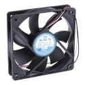 RS PRO OD1225 Series Axial Fan 12V DC 5W 370mA 151.2 m³/h 120mm x 120mm x 25mm OD1225