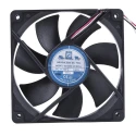 RS PRO OD1225 Series Axial Fan 12V DC 5W 370mA 151.2 m³/h 120mm x 120mm x 25mm OD1225