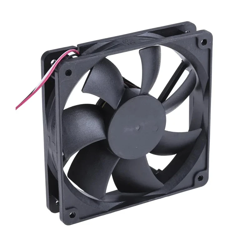 RS PRO OD1225 Series Axial Fan 12V DC 5W 370mA 151.2 m³/h 120mm x 120mm x 25mm OD1225