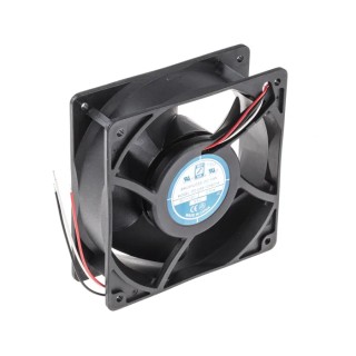 RS PRO OD1238 Series DC Ball Bearing Axial Fan 12V dc 6W 500mA 178.4 m³/h 120mm x 120mm x 38.5mm OD1238