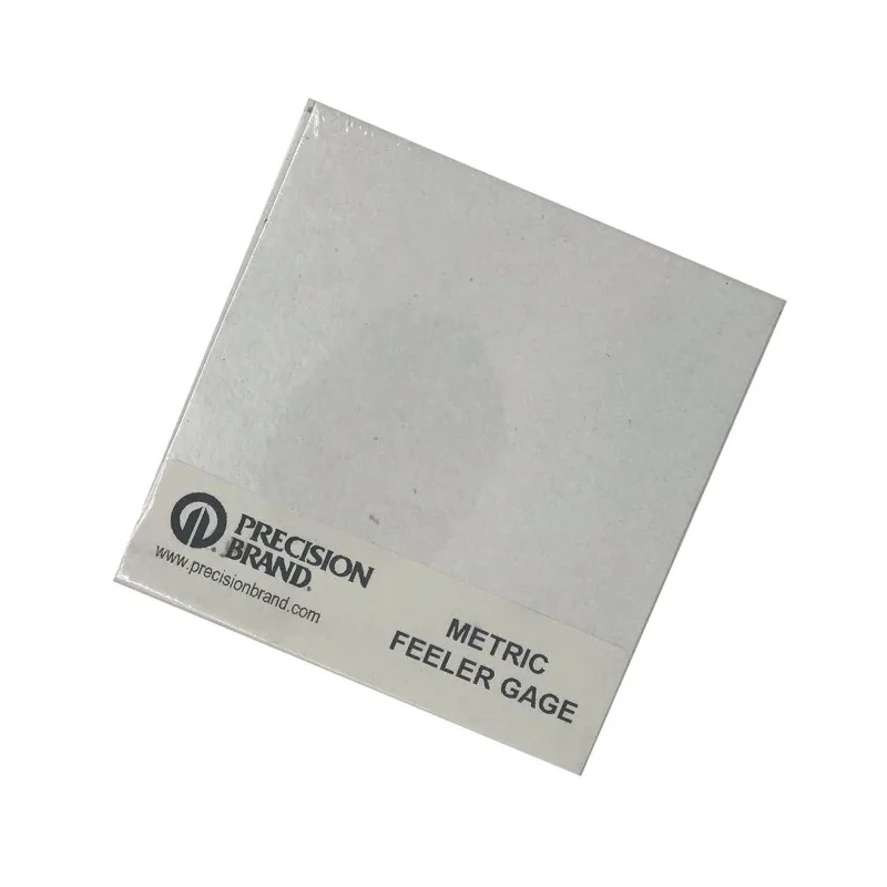 Precision Brand High Carbon Steel Feeler Gauge, Metric, 1 Blade, 7.6m Length, 12.7mm Width, 0.2mm Thickness 09120