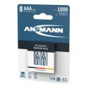 Ansmann Rechargeable Nickel Metal Hydride AAA Battery 1 Ah Capacity 1.2 V Voltage 5030882