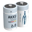 Ansmann NiMH Rechargeable D Battery 1.2V 5Ah 32.8mm Diameter IEC Standard Terminal 5030922