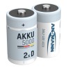 Ansmann NiMH Rechargeable D Battery 1.2V 5Ah 32.8mm Diameter IEC Standard Terminal 5030922