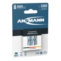 Ansmann Rechargeable Nickel Metal Hydride AAA Battery 1 Ah Capacity 1.2 V Voltage 5030882