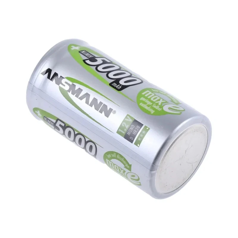 Ansmann NiMH Rechargeable D Battery 1.2V 5Ah 32.8mm Diameter IEC Standard Terminal 5030922