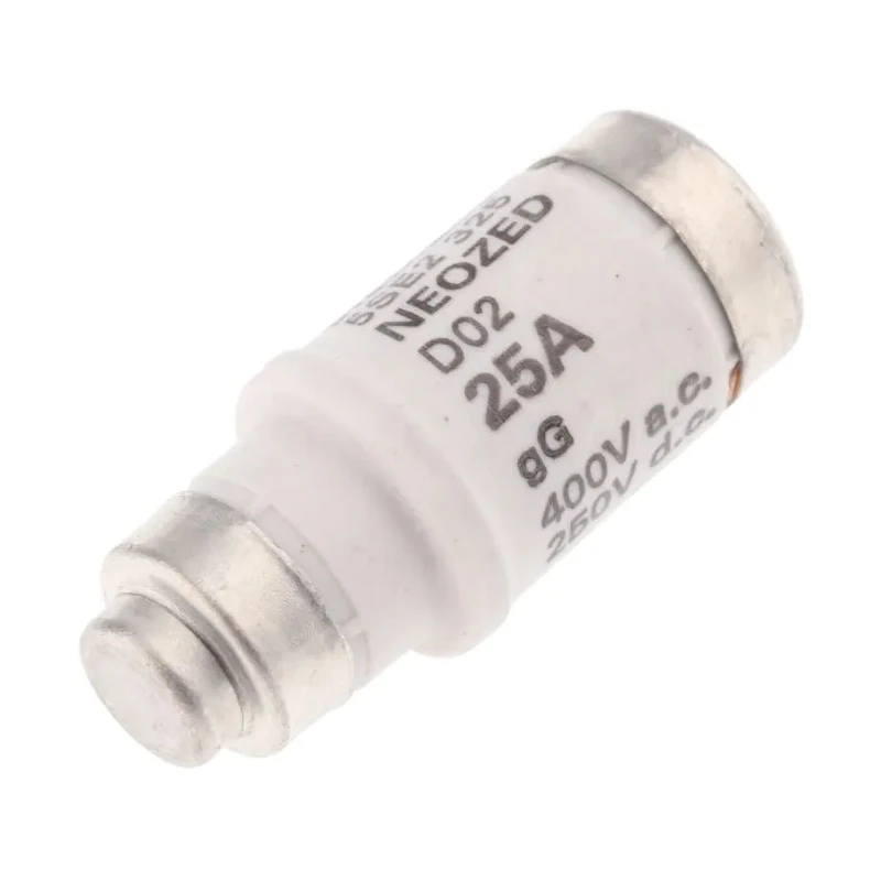 Siemens Neozed Fuse 25A 400V AC Ceramic Body D02 Bottle Fuse 5SE2325